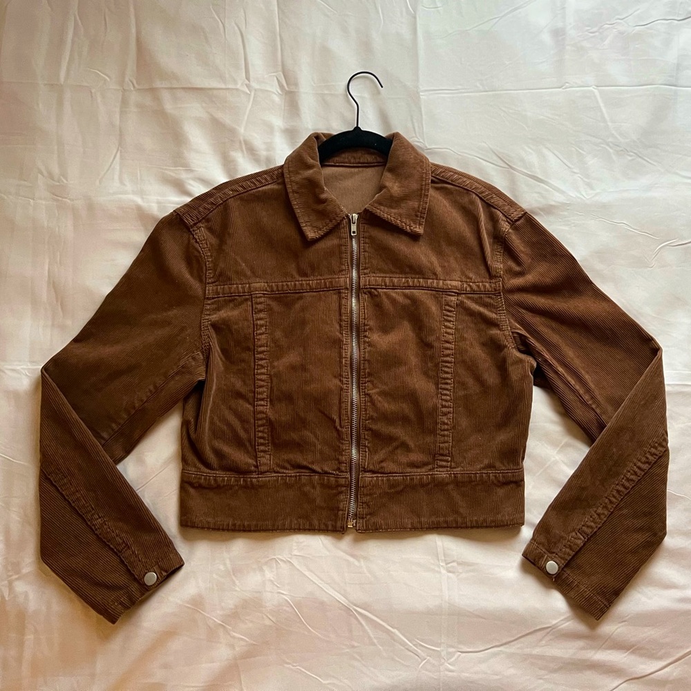 Brandy Melville Brown Corduroy Jacket